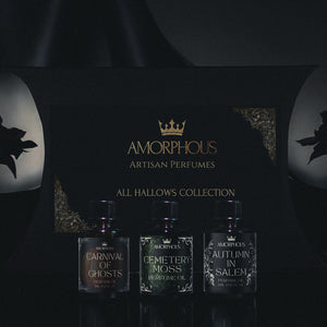 A collection of halloween perfumes